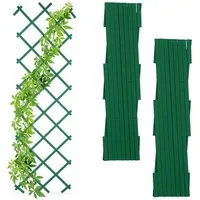 relaxdays Rankgitter Ausziehbares Rankgitter 3er Set