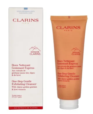 Clarins One-Step Gentle Exfoliating Cleanser.