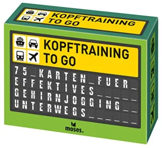 Kopftraining to go | 75 Karten für effektives Gehirnjogging unterwegs | Denksport
