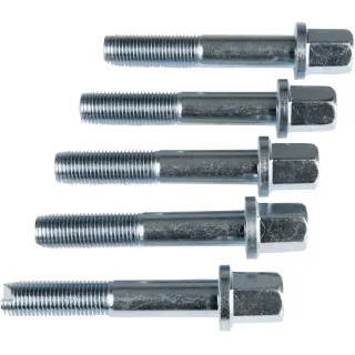 KS Tools Abziehschrauben mit Bund + Reinigungsnut M14x1,5, 5er Pack - 700.1483