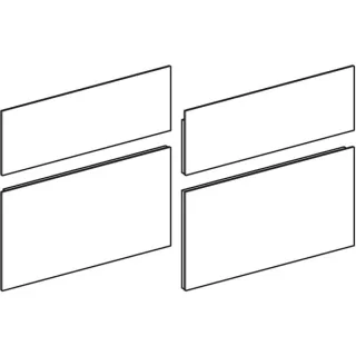 Geberit Schubladenfront Weiß, zu Xeno2 WTU 807220, 595439000 595439000