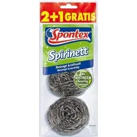 SPONTEX Reinigungsschwamm Topfreiniger Spirinett 3 Stück 4008600090984