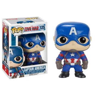 Funko Pop! Marvel 125 - Civil War: Captain America Civil War: Captain America 3