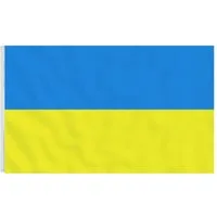 vidaXL Flagge Flagge der Ukraine mit Messingösen 90x150 cm