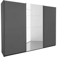 rauch Schwebetürenschrank Kleiderschrank Schrank Garderobe Wäscheschrank KEPAN inkl. Schubladen-Einsatz und extra Einlegeböden MADE IN GERMANY