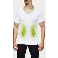 Strammer Max Performance® Kompressionsshirt Premium Deep V-Neck Shirt Breeze mit Kompression Shapewear, kühlendes High Tech Gewebe