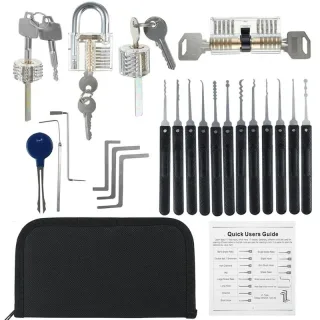 Professional Locksmith Toolkit Reliable Metal Practice Tools Set Ideal for Padlocks DIY Hand Hardware Kit