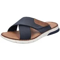 Rieker Pantolette, Sommerschuh, Schlappen, Klettschuh, mit Klettriemchen
