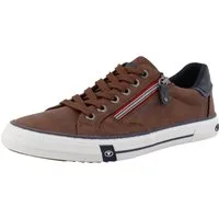 TOM TAILOR Sneaker Freizeitschuh, Halbschuh, Schnürschuh mit Außen-Reißverschluss