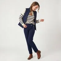 Alica Collection Schlupfhose Damen Schlupfhose moderne Stretchhose in Kurzgrößen in großen Größen erhältlich, Komfort-Stretchbund