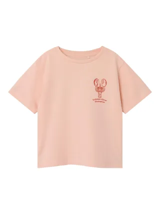 NAME IT - NMMFELSTER NREG SS TOP peach pearl - Gr. - 104