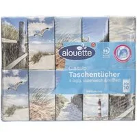 alouette Papiertaschentücher, 4-lagig, weiß, waschmaschinenfest, 30x 10 Tücher