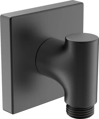 Hansa Wandanschlussbogen HANSA 2900, Rosette eckig Matt-Schwarz, 290023-33 290023-33