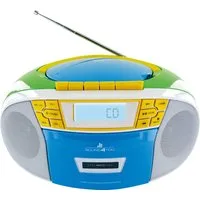 Schwaiger 661644 Boombox (FM, 2.4 W, CD-Player, Kassettendeck)