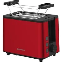Grundig Toaster TA 8340, 2 kurze Schlitze, für 2 Scheiben, 950 W, 950 W, Pop-Up-Funktion, Brotzentrierung, 3 Funktionen