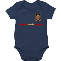 Shirtracer Shirtbody Spanisches Trikot Wappen, España mit Stolz, Spanien Fan-Motiv 2026 Fussball WM Fanartikel Baby