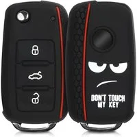 kwmobile Schlüsseltasche Autoschlüssel Hülle für VW Skoda Seat (1-tlg), Schlüsselhülle Schlüssel Case Cover