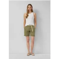 s.Oliver Shorts Hose Shorts mit geflochtenem Gürtel und Garment Dye