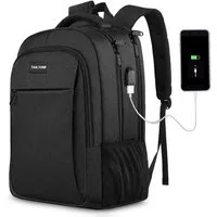 TAN.TOMI Rucksack Laptop-Rucksack Herren mit USB-Ladebuchse, Große Kapazität Casual Rucksack für 15,6" Laptop