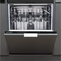 Telefunken vollintegrierbarer Geschirrspüler GEV6012D, 12 l, 12 Maßgedecke, Einbau Spülmaschine vollintegriert 60 cm, 12 Gedecke, AquaStop, 45 dB
