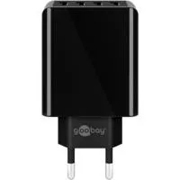 4-fach USB-Ladegerät (30W) schwarz