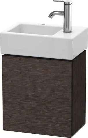 Duravit L-Cube Waschtischunterbau wandhängend Eiche dunkel gebürstet Matt 364x241x400 mm - LC6293L72 LC6293L7272