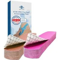 Axion Kinesiologie-Tape Precut Kinesiologie Tape 2er Set Beige und Pink (50-St) MEDIZINPRODUKT