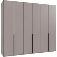 Wimex Kleiderschrank Mugano,in 5 Breiten,2 Höhen,2 Tiefen, viele Farben, Made in Germany (in Basic oder Premium Ausstattung) mit langen Griffen aus Metall, mit oder ohne Spiegel