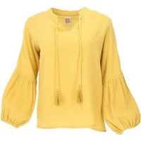 Guru-Shop Longbluse Schlupfbluse Boho chic, luftige Musselin.. alternative Bekleidung