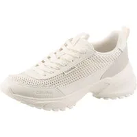 Calvin Klein HIKE RUNNER LACEUP MESH Plateausneaker Chunky Sneaker, Halbschuh, Freizeitsneaker mit Profilsohle