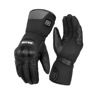 Sulaite G1 Electric Motorcycle Heated Gloves Winter Fleece Lined Warmth Intelligent Temperature Control for Outdoor Ridi