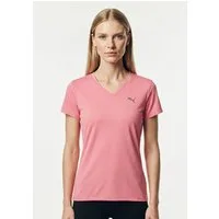 PUMA Trainingsshirt W TAD ESSENTIAL VNECK TEE mit DryCELL-Technologie, körperbetonter V-Ausschnitt, Kurzarmdesign