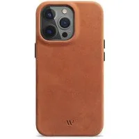 wiiuka Smartphone-Hülle Hülle für iPhone 15 Pro Lederhülle Leder Case Handyhülle, Handgefertigt - Deutsches Leder, Premium Case