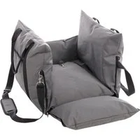 Flamingo Tier-Autobett Autositz Bobba grau