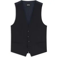 BOSS Baumwollsakko Weste - Slim Fit