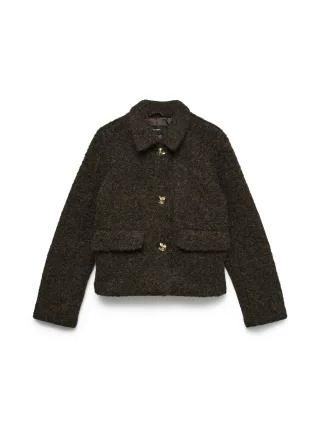 VERO MODA - VMELENAHOLLY SHORT JACKET BOO Chocolate Torte - Gr. - M