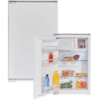 Wolkenstein Einbaukühlschrank WKS125.4EEB, Nur 39 dB, Wechselbarer Türanschlag, Regelbares Thermostat