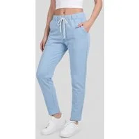 PEKIVESSA Jogger Pants Jersey Schlupfhose Sweathose mit Taschen aus elastischem Jerseymaterial