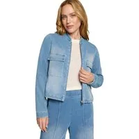 Zero Jackenblazer Damen mit Reißverschluss Plain/ohne Details