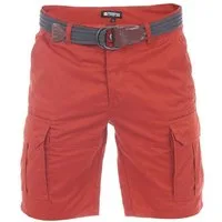 riverso Cargoshorts Herren Shorts RIVJakob Regular Fit Bermudashorts mit Gürtel