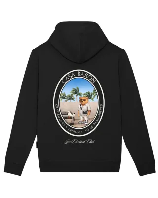 baron filou - Oval Backprint Hoodie - CLXIX schwarz - Gr. - M