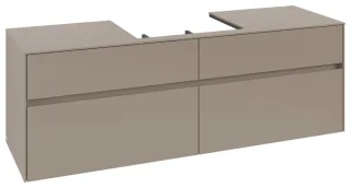 Villeroy & Boch Waschtischunterschrank Collaro C025B0 1600x548x500mm m. Bel. 4 Ausz. Waschtisch mitt C025B0VM