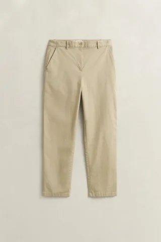 GANT - Classic Slim Fit Chinohose oat beige - Gr. - 38