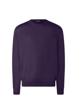 MAERZ Muenchen - Pullover Rundhals 1/1 Arm dark eggplant - Gr. - 56