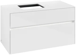 Villeroy & Boch Waschtischunterschrank Collaro C126B0 1000x548x500mm mit Beleuchtung Glossy White C126B0DH