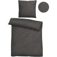 Biberna Bettwäsche Thea, Musselin, 2 teilig, feines, weiches + leichtes Gewebe aus 100% Baumwolle,Sommer