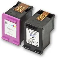 Tonerkartusche Kompatibel HP 901XL Multipack 4-Farben (Schwarz, Color (Cyan, Magenta, (Set), C