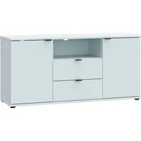 FORTE Lowboard Ganymede (Breite 129,8cm), TV Board, Stauraum, Schublade, Metallgriffe, Kabelführung
