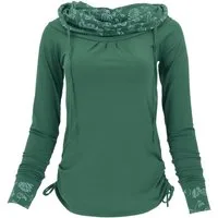 Guru-Shop Longsleeve Longshirt aus Bio-Baumwolle, Boho Shirt.. alternative Bekleidung