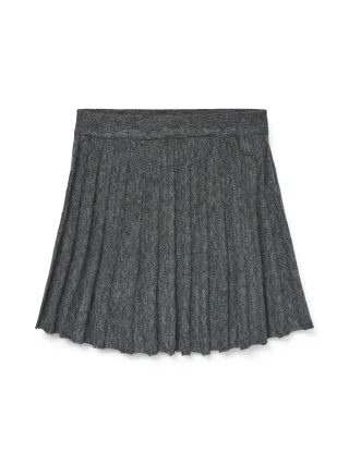 VERO MODA - VMMARINA NW SKATERSKIRT BOO Dark Grey Melange - Gr. - XL